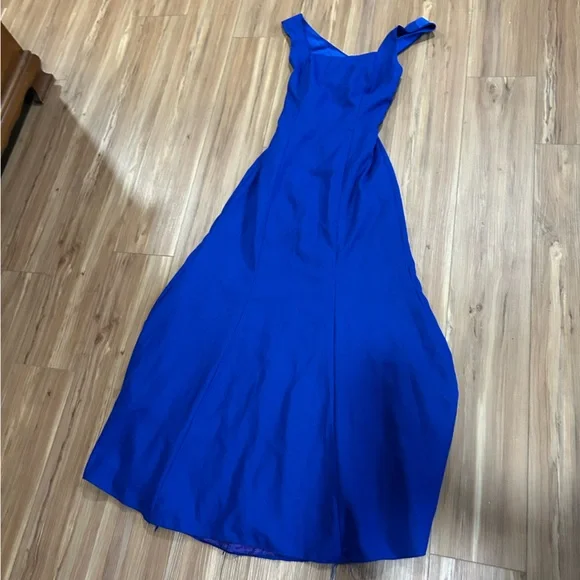 Alfred Angelo | Dresses | Alfred Angelo Royal Blue Wedding Cocktail Maxi  Gown Size 314 | Poshmark